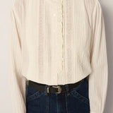Bella Blouse - Pearl