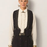 Lupita Waistcoat - Charro Black