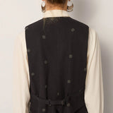 Lupita Waistcoat - Charro Black