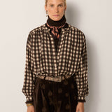 Rebecca Blouse - Chocolat