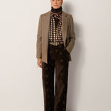 Rebecca Blouse - Chocolat