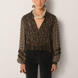 Catalina Blouse - Black Sheep