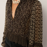 Catalina Blouse - Black Sheep