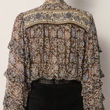 Camilla Blouse - Blue Orchid