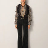 Camilla Blouse - Blue Orchid