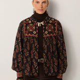 Scarlet Blouse - Black Coffee