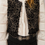 Marceline Waistcoat - Nero