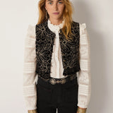 Marceline Waistcoat - Nero