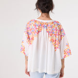 Eline Fresia Blouse - White/Multi