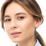 Smiley 1PCS Earring - Silver