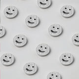 Smiley 1PCS Earring - Silver