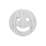 Smiley 1PCS Earring - Silver