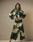 One Hundred Stars Palazzo Pants - Stork Forest