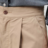 Terry Sleek Worker Trousers - Praline