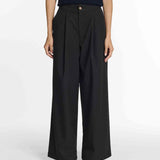 Terry Sleek Worker Trousers - Black