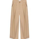 Terry Sleek Worker Trousers - Praline