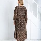 Troy Dress - Midnight/Sand