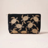 Turtle Conservation Everyday Pouch - Charcoal