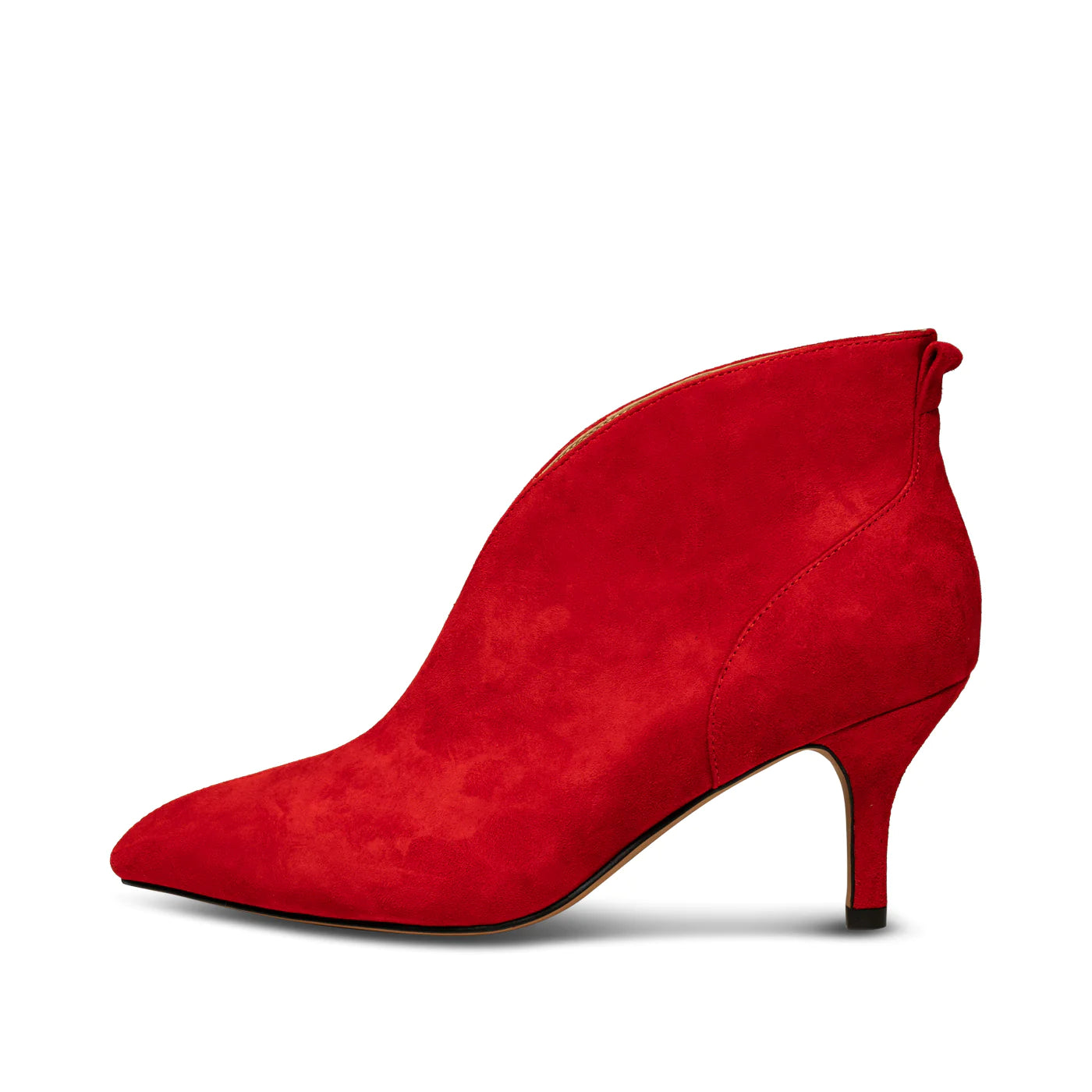 Red online suede bootie