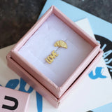 Word Love 1 PCS Earring - Gold
