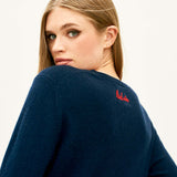 Naughty Crew Jumper - Navy