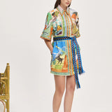 Lucky Pace Mini Dress - Multi