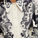 Mickey Shirt Dress - Navy