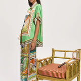 Lucky Pace Silk Trousers - Multi