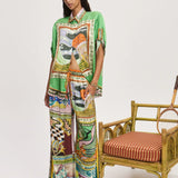 Lucky Pace Silk Shirt - Multi