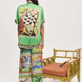 Lucky Pace Silk Shirt - Multi