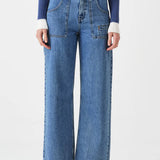 Eden Cropped Jeans - Newport