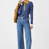 Eden Cropped Jeans - Newport