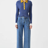 Eden Cropped Jeans - Newport