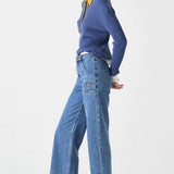 Eden Cropped Jeans - Newport