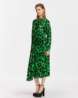 Essentiel Antwerp Elisha Dress - Green/Black