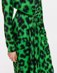 Essentiel Antwerp Elisha Dress - Green/Black