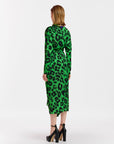 Essentiel Antwerp Elisha Dress - Green/Black