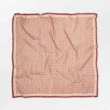 Rosea Square Siw Scarf - Tibetan Red