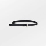 Solid Slim Belt - Black