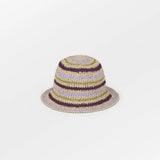 Striped Saverina Hat - Plum Perfect
