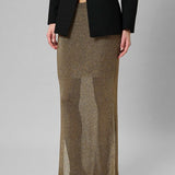 MWOlly Knit Skirt - Metallic