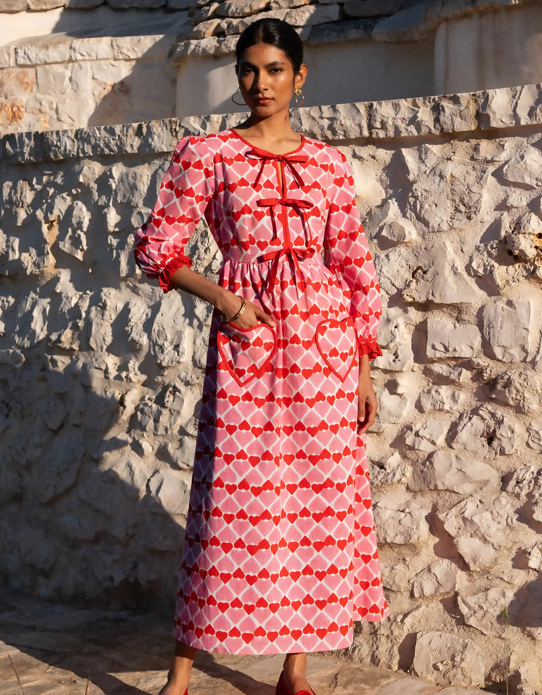 pink city prints dress Zoey Dress