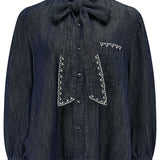 Poet Blouse - Pacific Blue