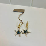 Starfish Small Earrings - Black