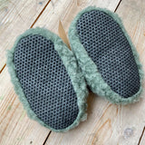 Junior Full Slippers - Green