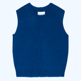 Distressed Tank - Dark Blue