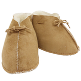 Baby Velour Bootie Slippers - Brown