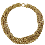 Layered Rope Necklace - Gold