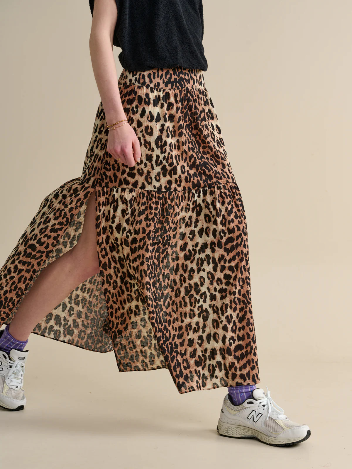Animal print midi skirt queen size clearance