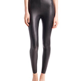 Faux Leather Leggings - Black
